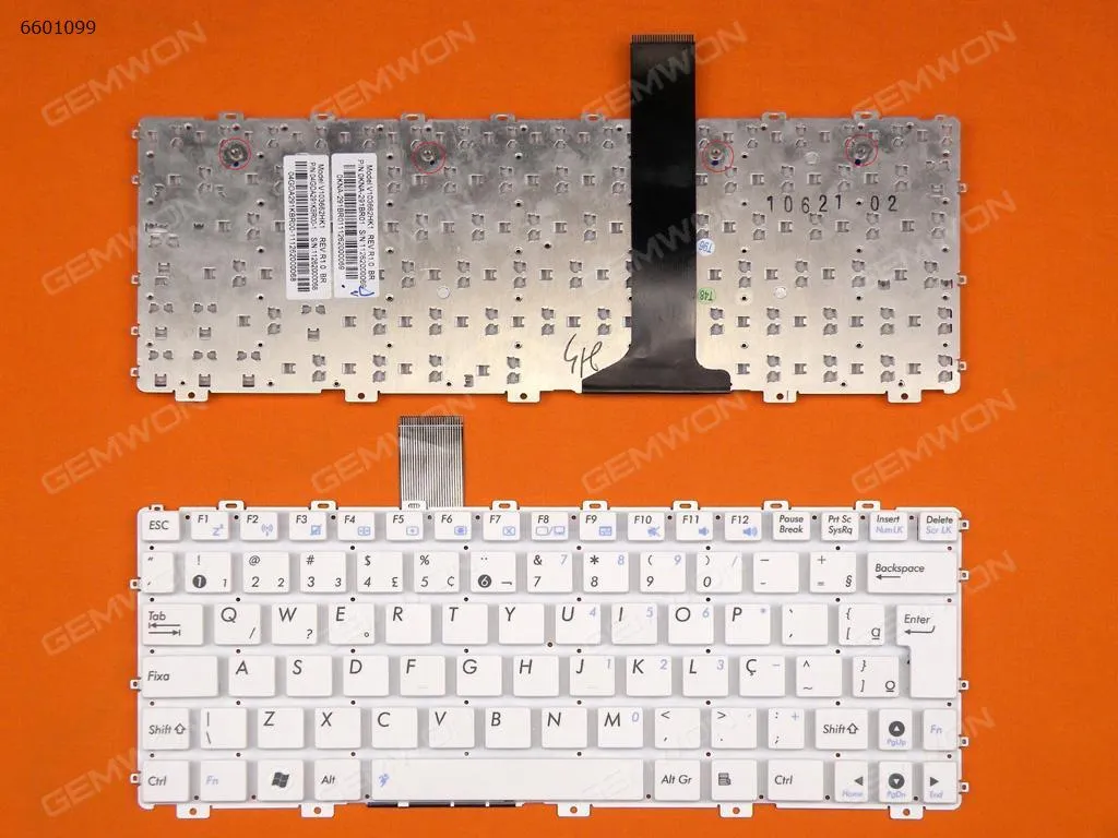 Picture of ASUS 1015PE WHITE(Without FRAME,without foil)