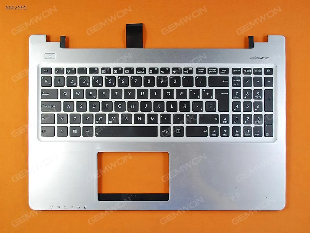 Picture of ASUS X550 SILVER COVER +BLACK KEYBOARD(For Win8)
