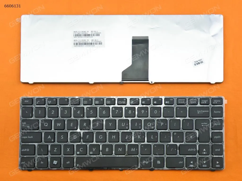 Picture of ASUS UL30 BLACK FRAME BLACK(WHITE Printing)