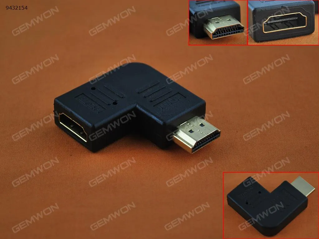 Picture of HDMI Female to Male 90 activity Connector