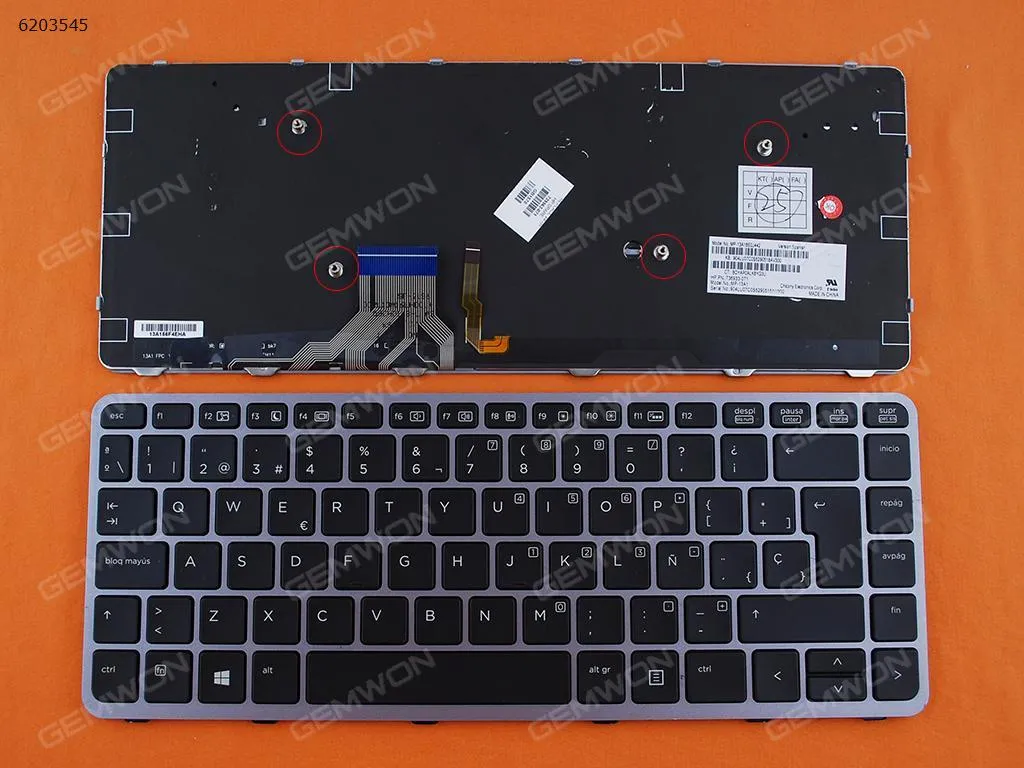 Picture of HP EliteBook Folio 1040 G1 SILVER FRAME BLACK (Backlit,Win8)