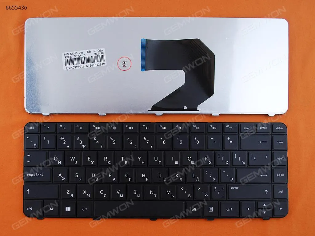 Picture of HP Pavilion G4-1000 G6-1000 CQ43 CQ57 430 630S BLACK OEM(Withfoil,For Win8)