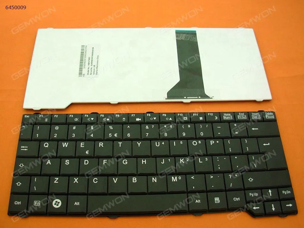 Picture of Laptop US keyboard for FUJITSU AMILO SA3650 SI3655 V6505 V6515 V6535 V6545 LI3710 P5710 P5720 PI3540 PI3525 PA3553 PA3515 15.4" BLACK