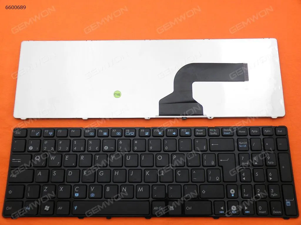 Picture of Laptop Keyboard for ASUS G60 GLOSSY FRAME BLACK