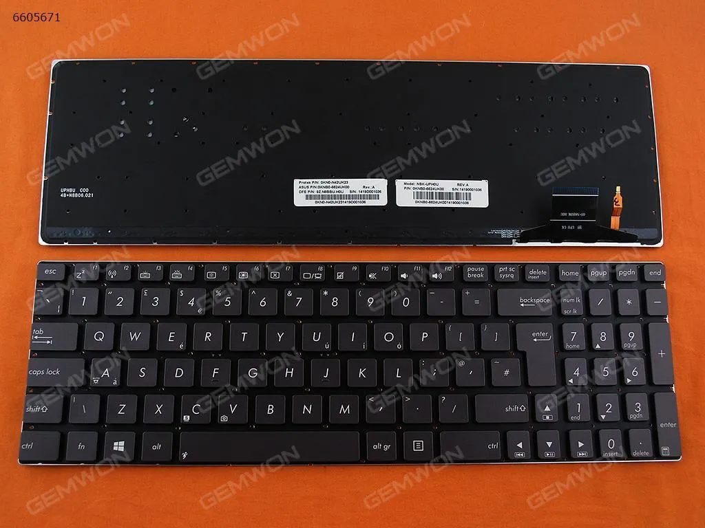 Picture of ASUS UX51 GRAY(Backlit,without FRAME,For Win8)