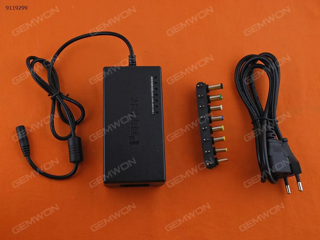 Picture of Laptop Adapter European Cable + 8-bit DC converter (96W)