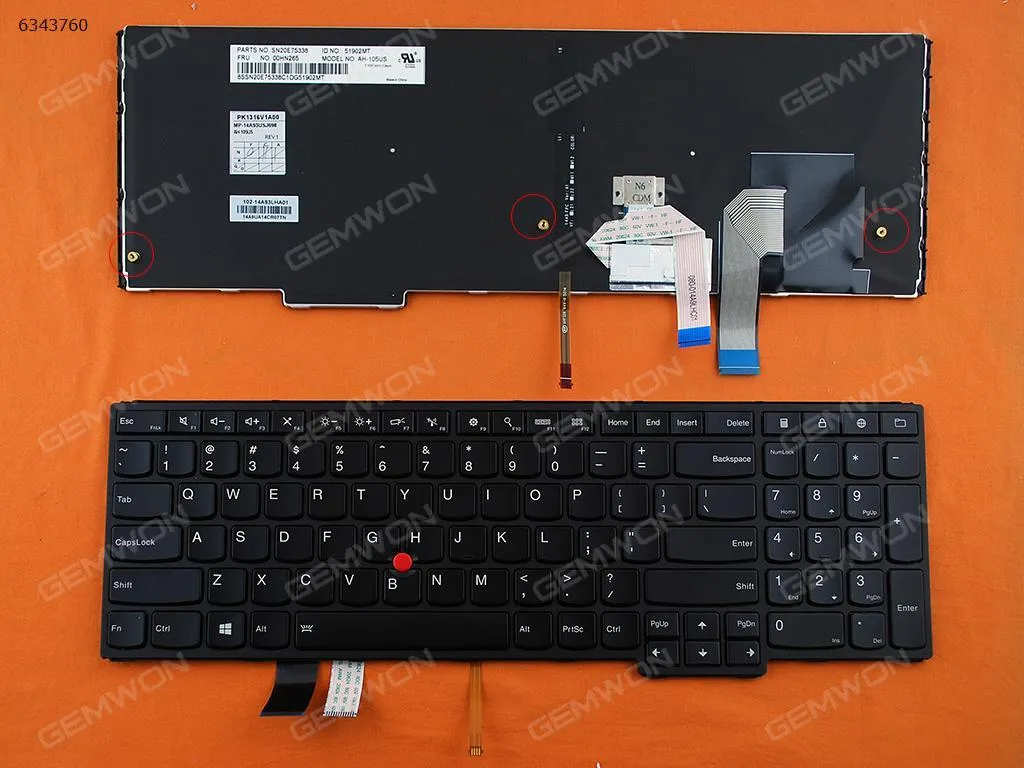 Picture of LENOVO YOGA 15 BLACK FRAME BLACK(Backlit  For Win8)