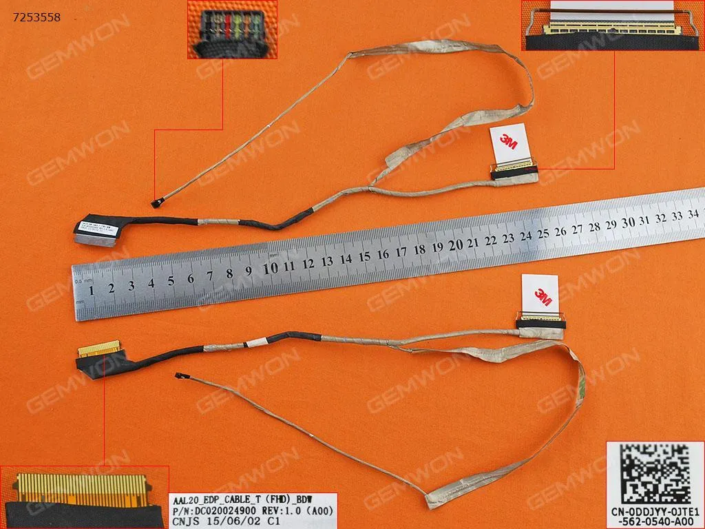 Picture of DELL 5558 3558 5555 15-5000 15.6 FHD Cable，OEM