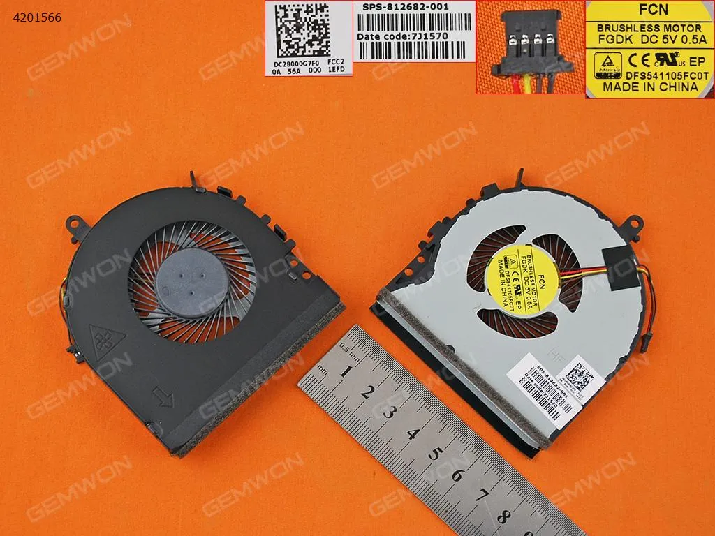 Picture of Laptop fan for HP ENVY 15.6" M6-P M6-P113DX 15-AE(Original)