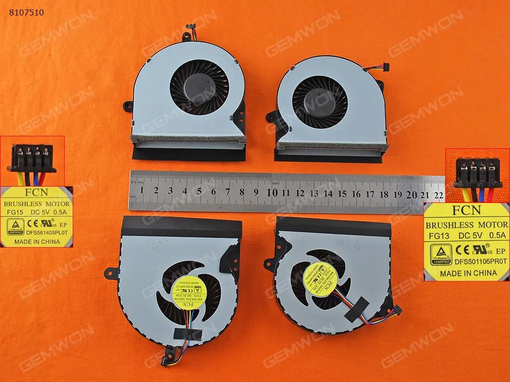 Picture of ASUS G751 G751J G751M G751JT G751JY G751JL DC5V 0.5A(a pair of fan,Original,version 1)