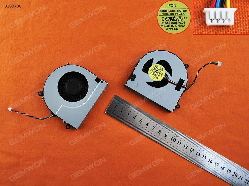 Picture of Laptop fan for Lenovo G700 G710(Original) Oxidation on the surface.