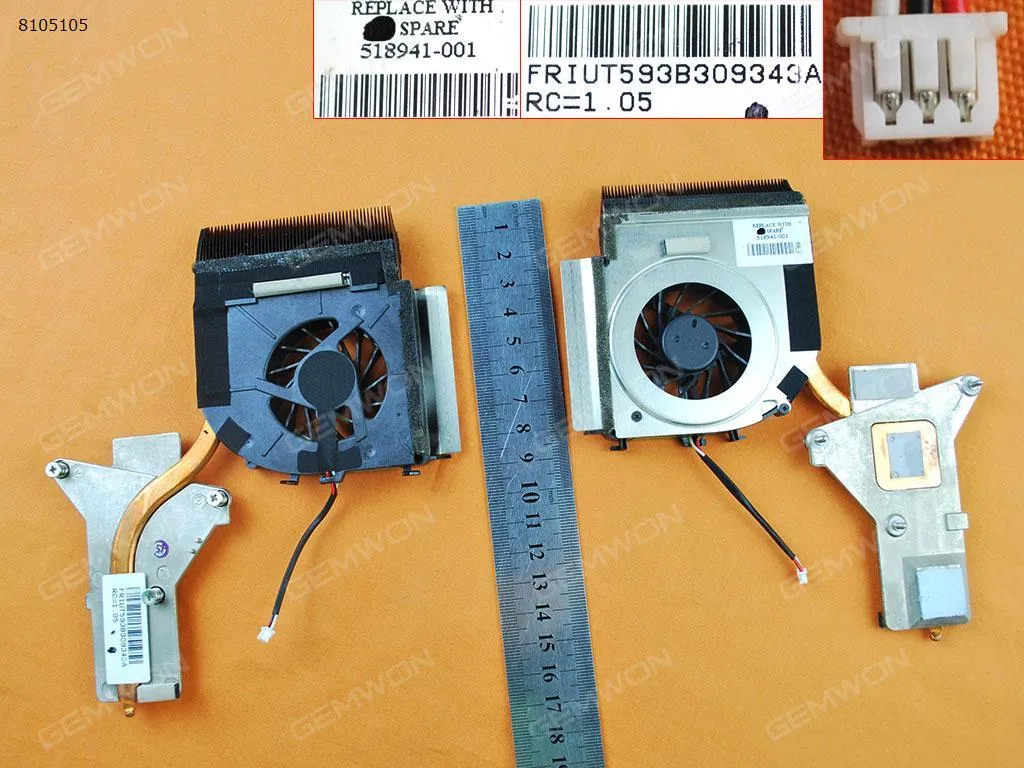 Picture of Laptop fan for HP DV5-1000 DV5T-1000(For Intel Integrated graphics,Heatsink)