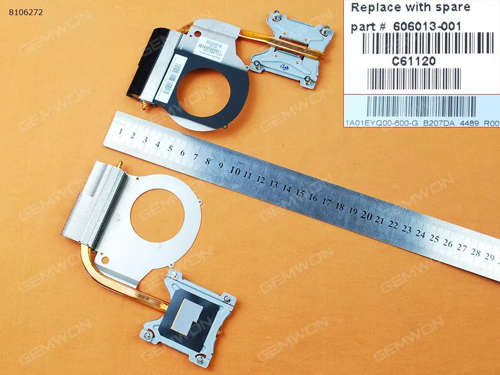 Picture of Laptop fan for HP G62 G72 G72T CQ72(For Intel Integrated graphics,Only Heatsink)