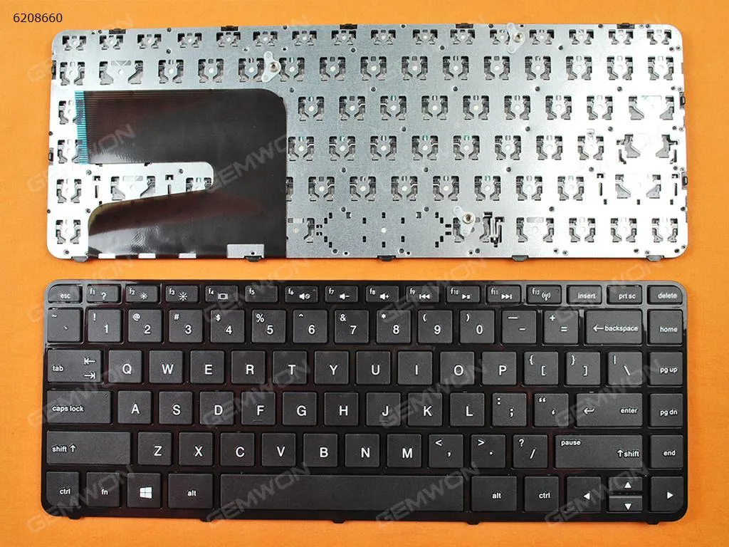 Picture of Laptop US keyboard for HP Pavilion 14-E BLACK FRAME BLACK Win8