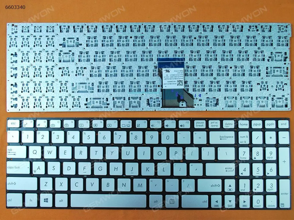 Picture of ASUS Q552 Q552UB Q503UA Q504UA Q534UX Q553UB N592 Silver (Win8)