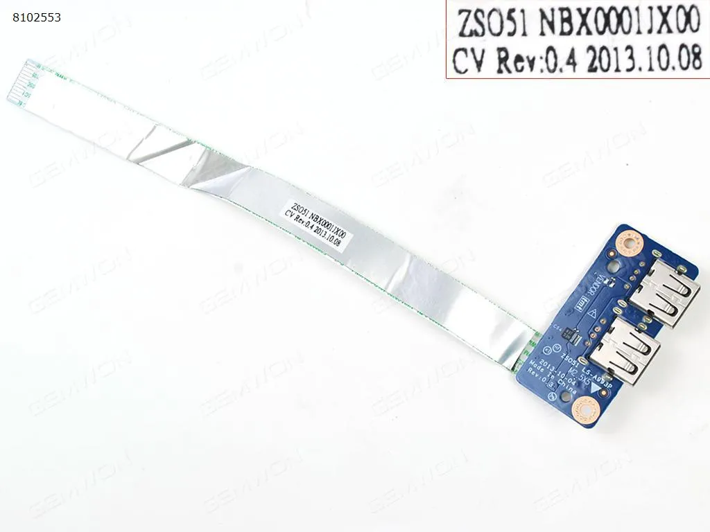Picture of USB Board For HP Pavilion 250 255 G3 15-G 15-R With Cable(Pulled)