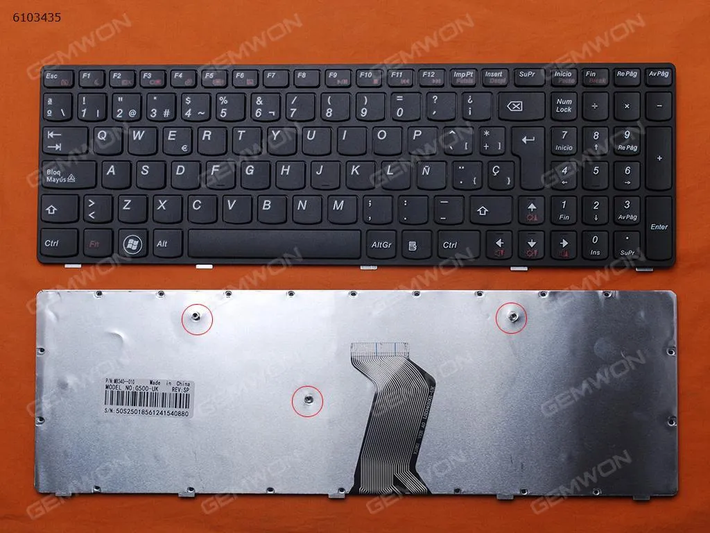 Picture of LENOVO G500 G505 G510 BLACK FRAME BLACK OEM