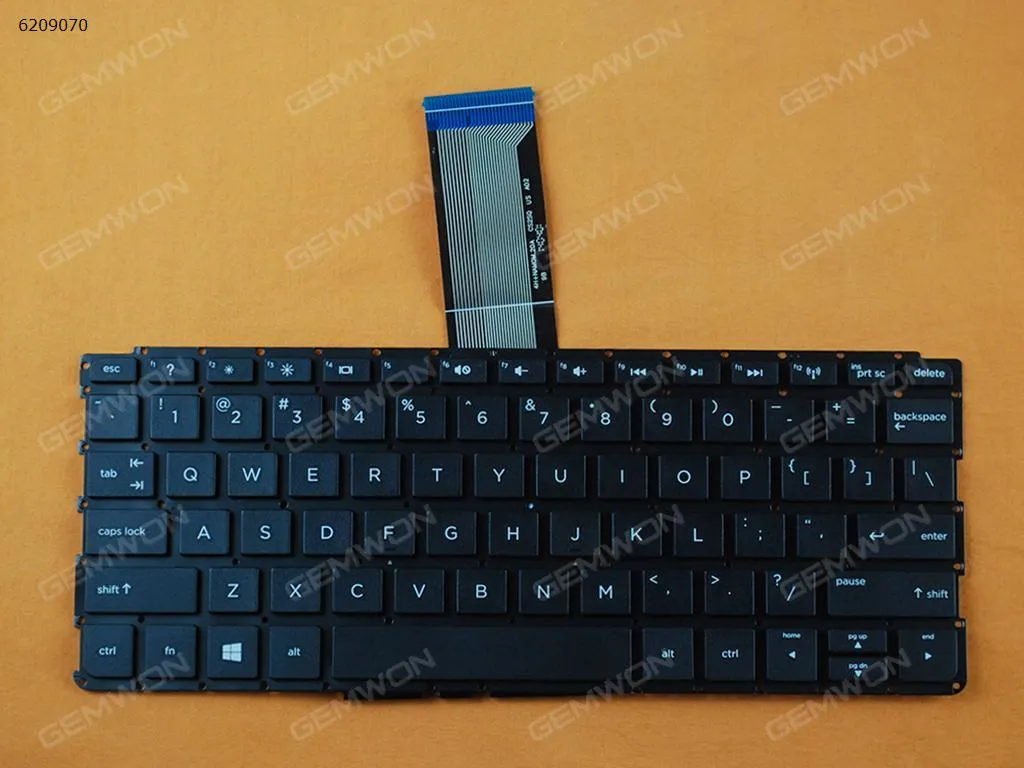 Picture of Laptop US keyboard for HP PAVILION 10-E BLACK (Without FRAME,Win8)