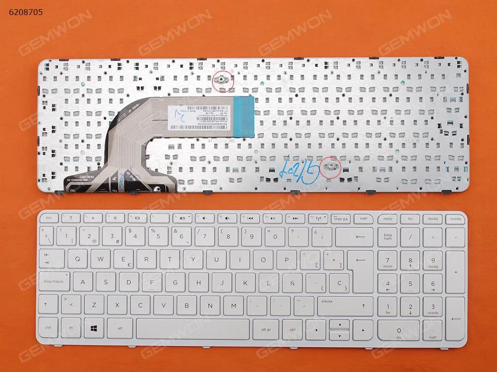 Picture of HP Pavilion 15-e 15-n 250 G3 255 G3 256 G3 WHITE FRAME WHITE(Win8)