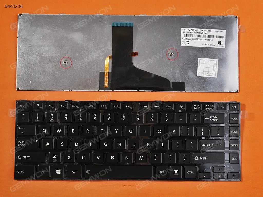 Picture of TOSHIBA L40-A C40D GLOSSY FRAME BLACK(For Win8)	Backlit