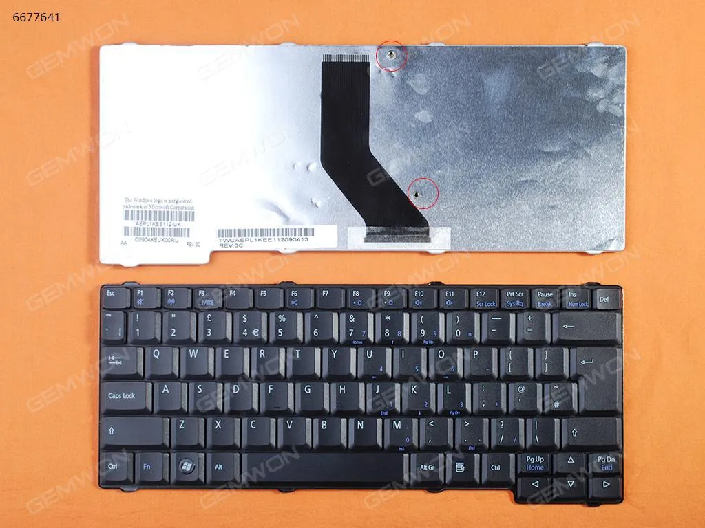 Picture of TOSHIBA L100 BLACK(Without screw on the back)