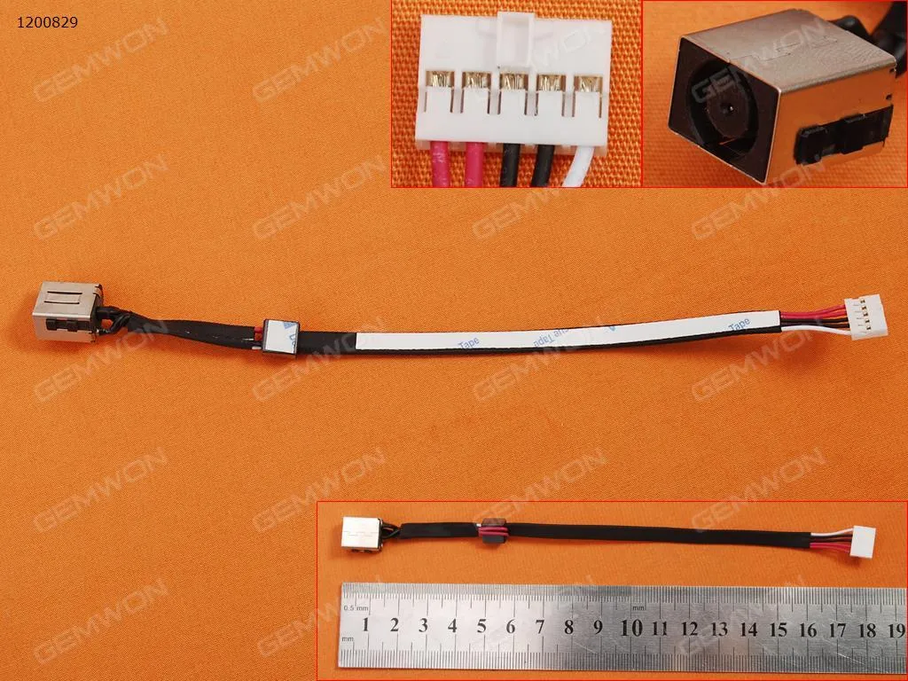 Picture of GENUINE DELL Latitude 3550 DC Power Jack Input Socket Port & Cable 0J4GMJ J4GMJ
