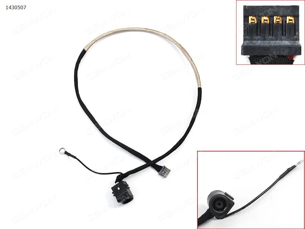Picture of SONY Laptop DC Power Port Jack Socket and cable wire for SONY Vaio VPCSC41FM/S VPCSC1AFM VPC-SC1AFM(with cable:34cm)