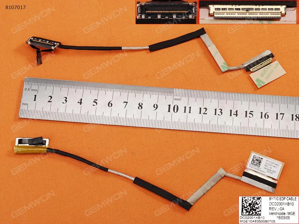 Picture of Lenovo IdeaPad Y700-17ISK Y700 Motherboard Interface 30Pin,LCD Screen Interface 30Pin，ORG