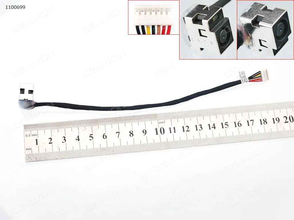 Picture of DC POWER JACK Harness Cable Plug IN Socket for HP 630 631 635 636 646121-001（with cable）