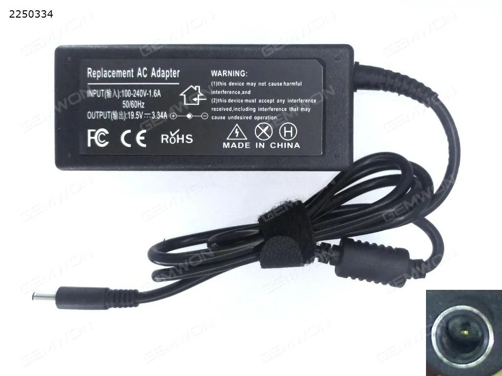 Picture of DELL 19.5V 3.34AΦ4.5*3.0mm 65W (High Copy)