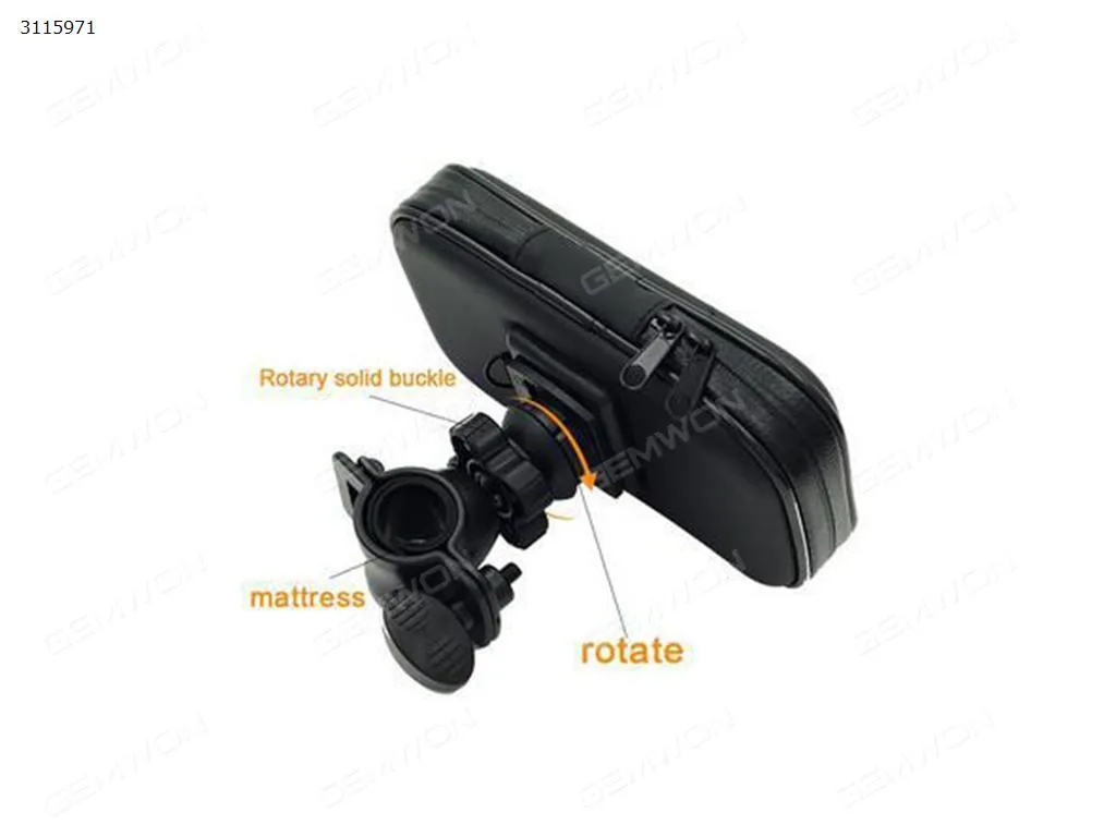 Picture of 02110 Waterproof support, Bicycle mobile phone waterproof bag, mobile phone navigation, vehicle mobile phone bag, mobile phone outdoor waterproof support, 4.7 inches