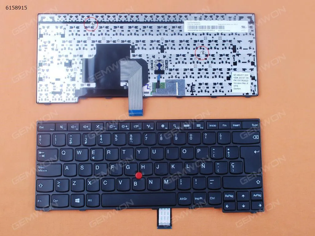 Picture of Thinkpad E450 E455 E450C BLACK FRAME BLACK(With Point stick,Win8)