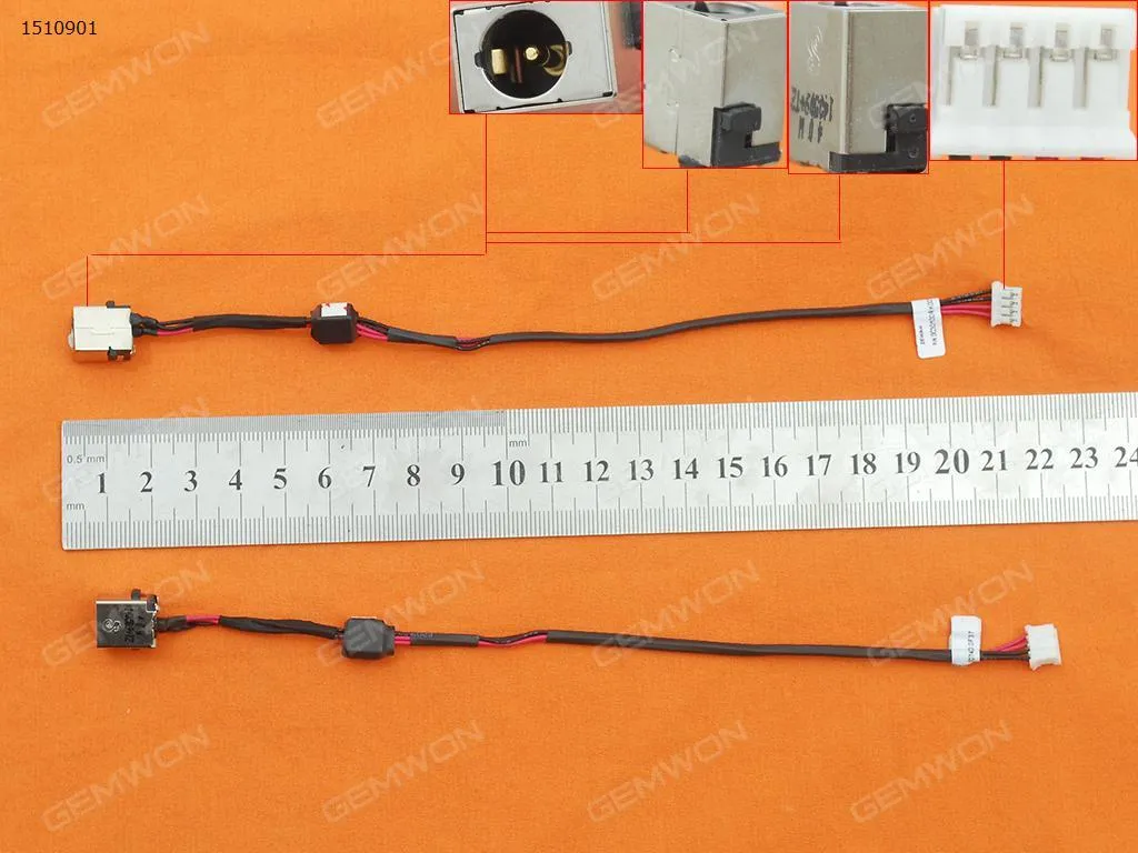 Picture of DC Power Jack Acer Aspire E5-511 E5-521 E5-531 E5-551 E5-571 V3-532 V3-572（with cable）