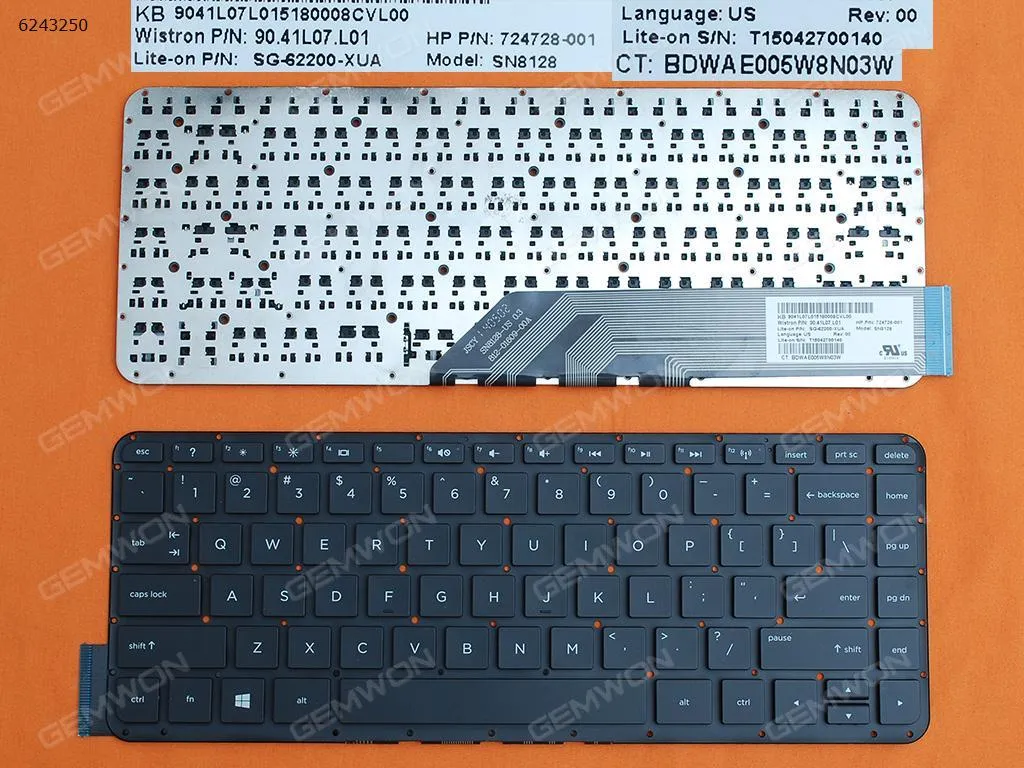 Picture of HP Pavilion X2 13-M 13-m110dx 13-g110dx 13-m210dx 13-P BLACK (Without FRAME,Without Foil,Win8)