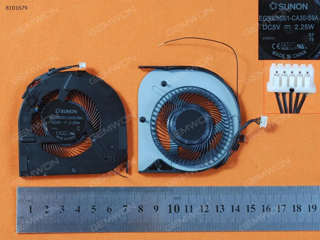 Picture of Laptop fan for Lenovo ThinkPad T470 sunon EG50050S1-CA30-S9A(Original)