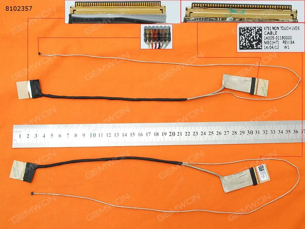 Picture of ASUS x751 X751LD X751L X751LN X751LX X751MA F751 40pin（Without Touch），ORG