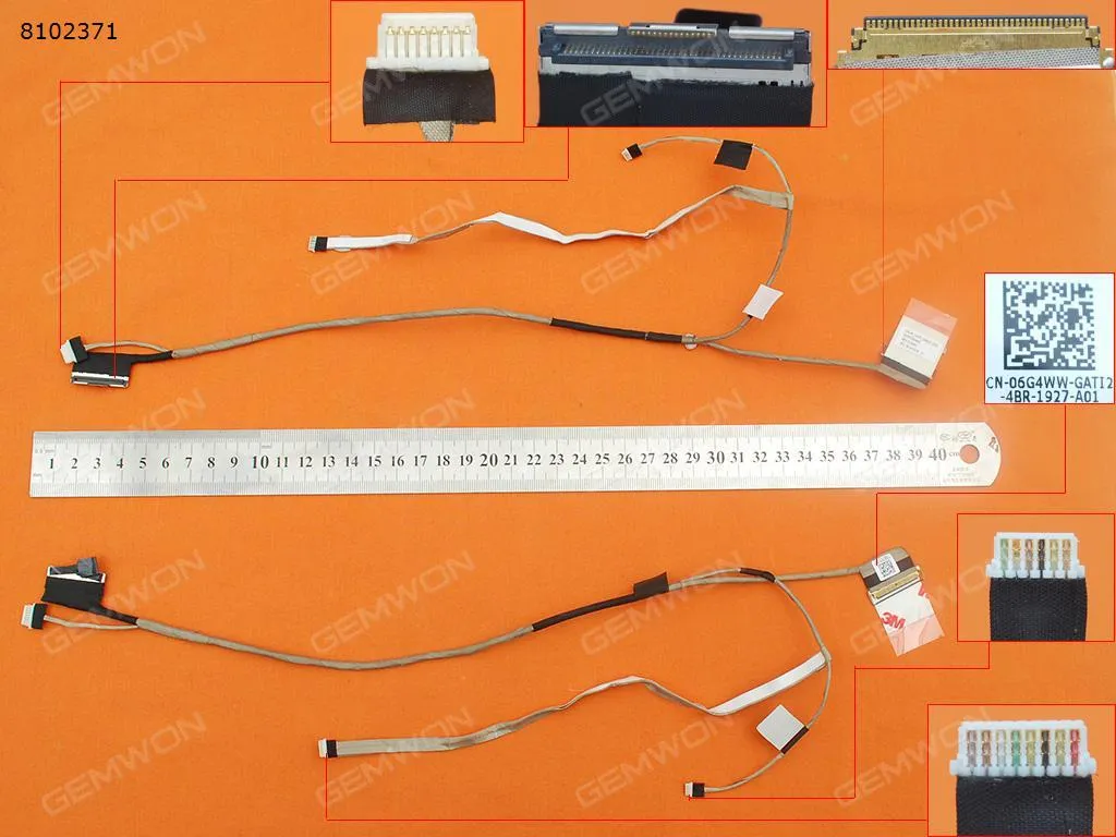 Picture of Laptop LCD/LED cable for Dell E6540 VALA0 40pin，ORG