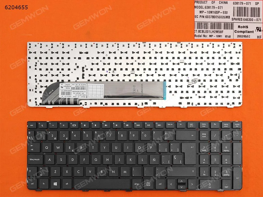 Picture of HP Probook 4535S 4530S 4730S BLACK WIN8