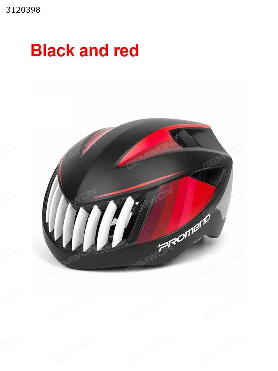 Picture of Outdoor Cycling Mountain Bicycle Shark Helmet,Bike Safety Headgear,Black Red
