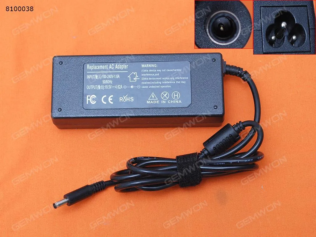 Picture of DELL 19.5V 4.62A  Φ4.5*3.0mm（High Copy）