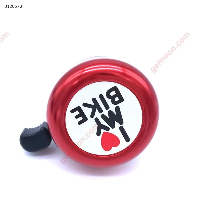 Picture of Outdoor Cycling Bicycle Minni Love Bell,I Love My Bike,Red