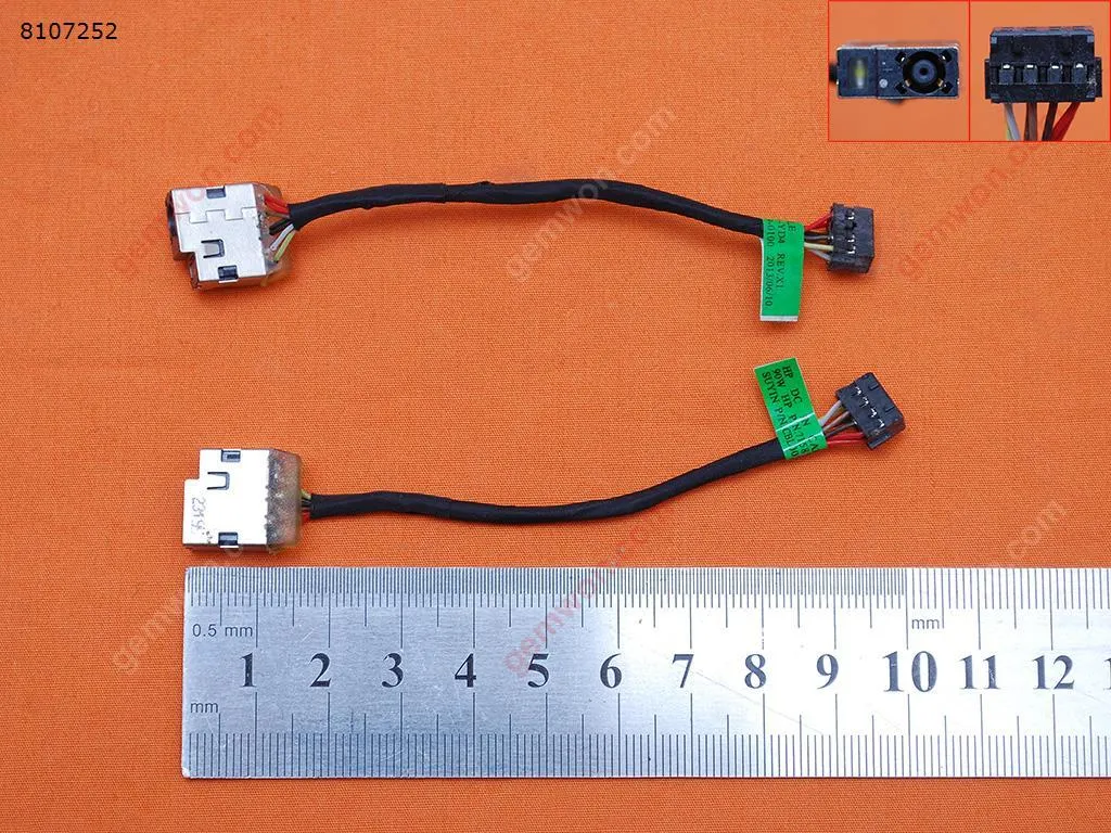 Picture of DC Power Jack Socket Connector Charging Port DC IN Cable Wire Harness For HP Compaq TPN-Q117 Q117 715813-YD4 715813-FD4 715813-SD4 CBL00369-0100