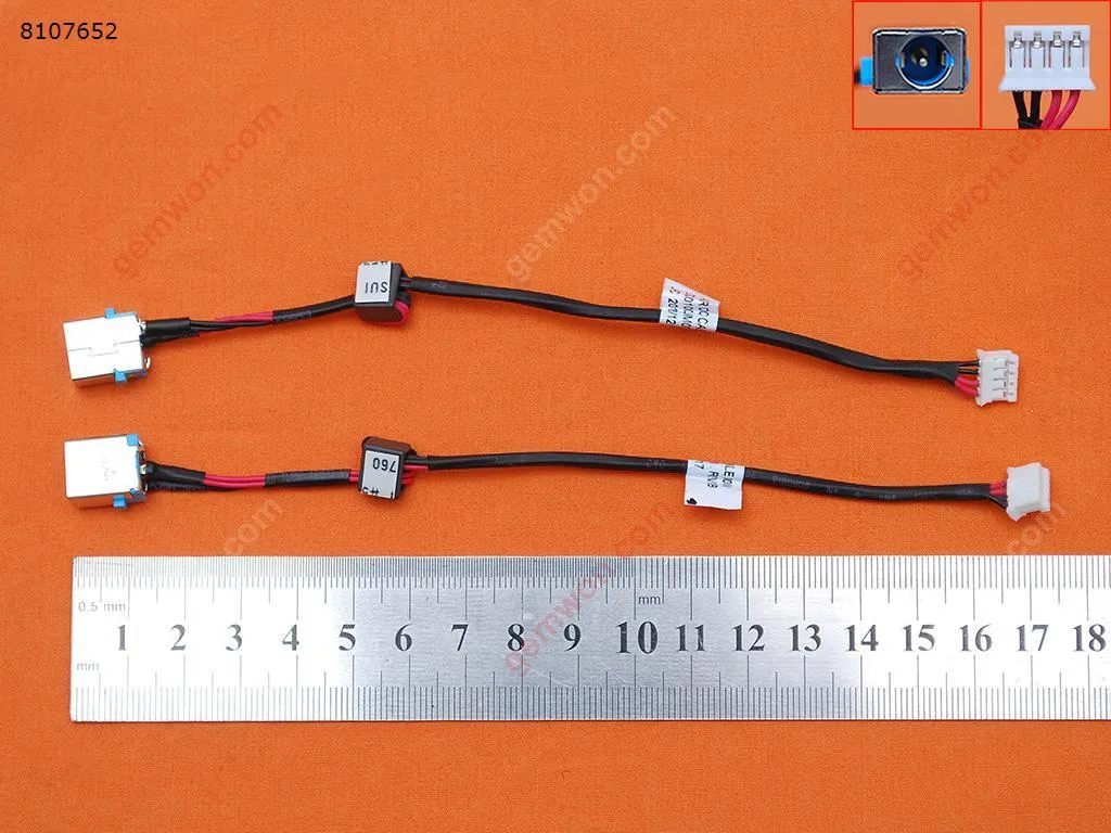 Picture of Acer Aspire E1-571 E1-571g DC Power Jack Socket Connector/CABLE Harness Wire Cable 90 Watt
