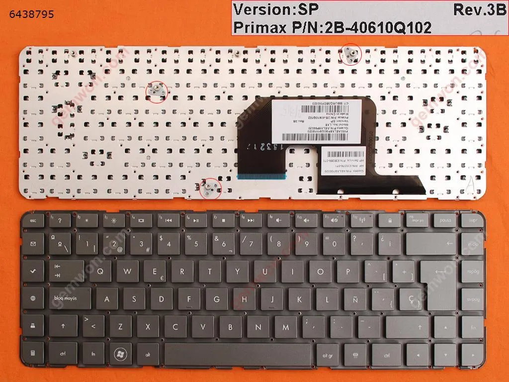 Picture of HP Pavilion DV6-3000 GRAY （Without FRAME）