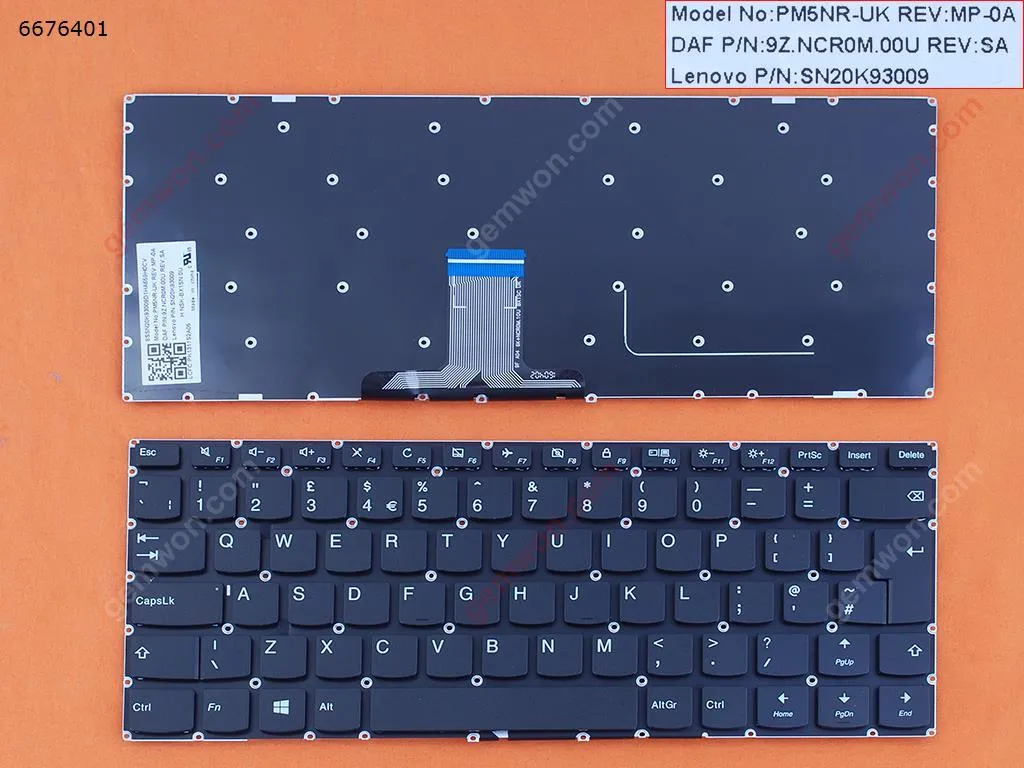Picture of lenovo Ideapad 310S-14 310S-14ISK 510S-14IKB 710S-14 BLACK win8(Without FRAME)