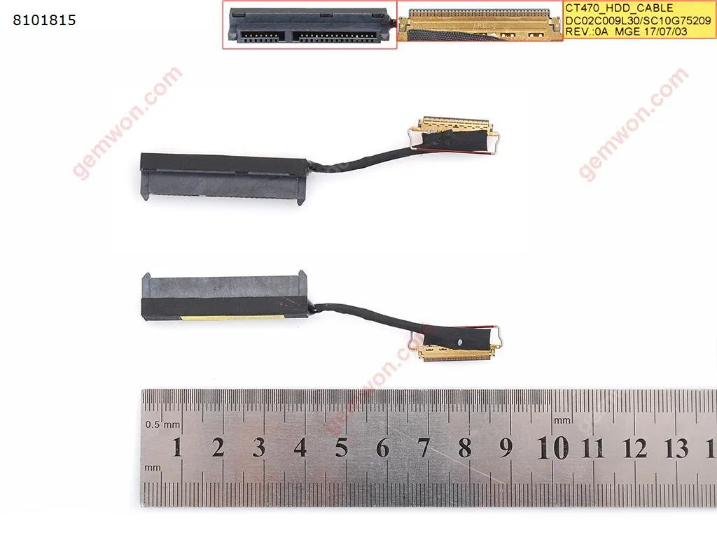 Picture of HDD Cable For Thinkpad T470 T470P PN:00UR495 DC02C009L00 DC02C009L30 SC10G75198 SC10G75209