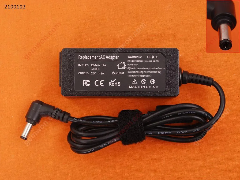 Picture of LENOVO 20V 2A Φ5.5*2.5mm 40W (High copy)