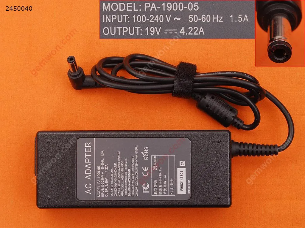 Picture of FUJITU 19V 4.22A Φ5.5*2.5mm 80W（High Copy）