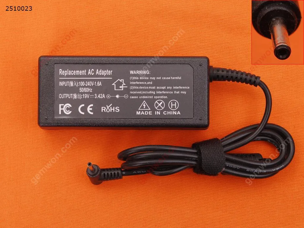 Picture of ACER 19V 3.42A Φ3.0*1.1mm 65W(High copy）