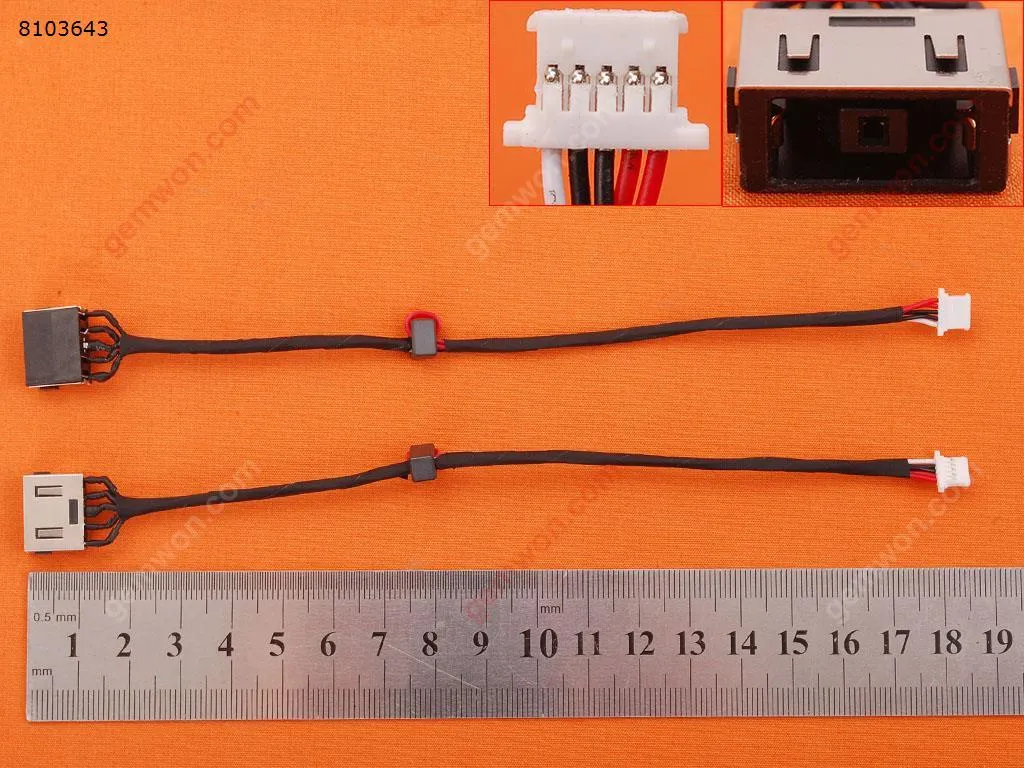 Picture of Lenovo U31-70 E31-70 80KX Power DC Jack Cable Harness Socket Port
